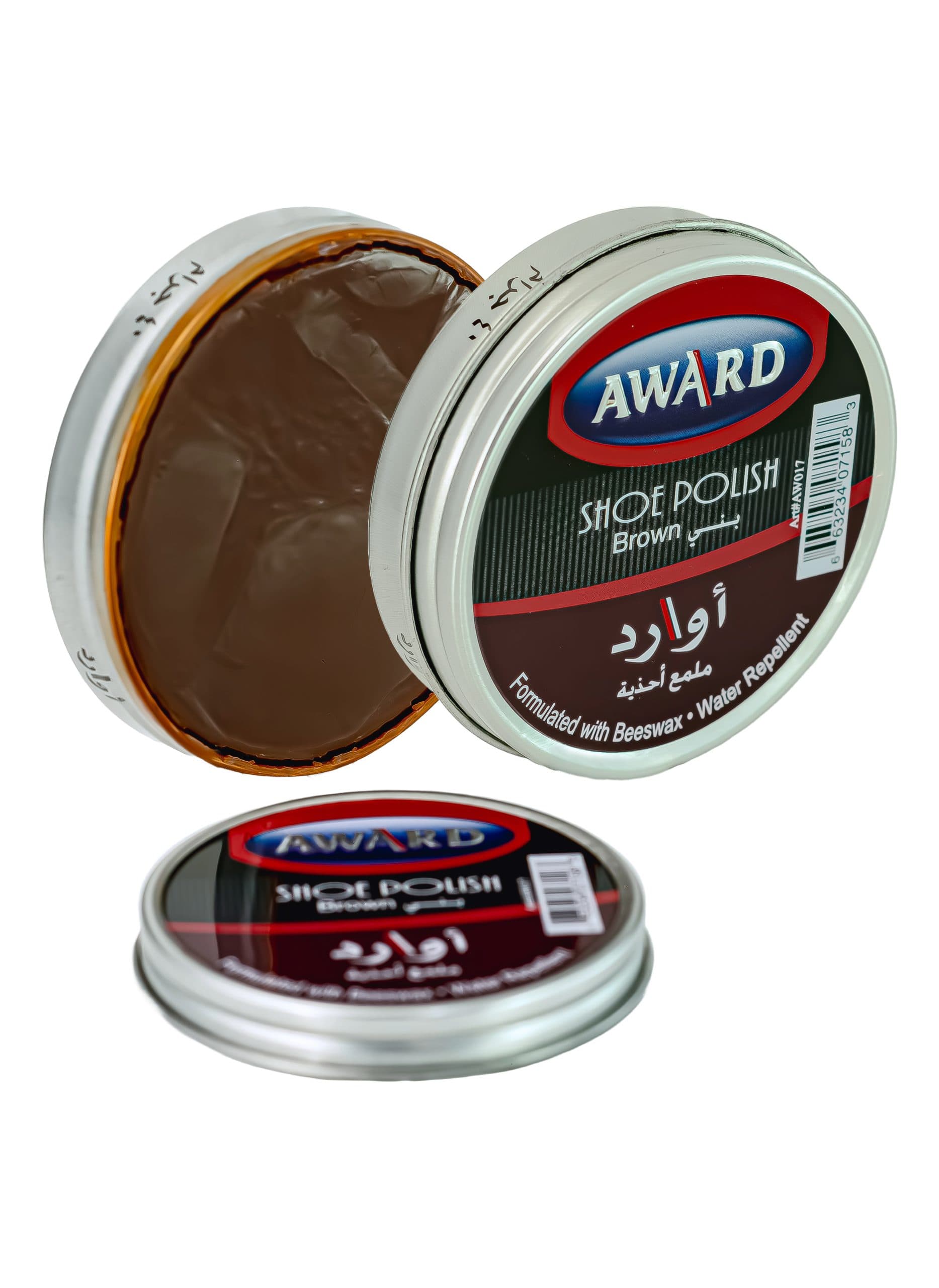 award-shoe-polish-wax-tin-brown-40-g