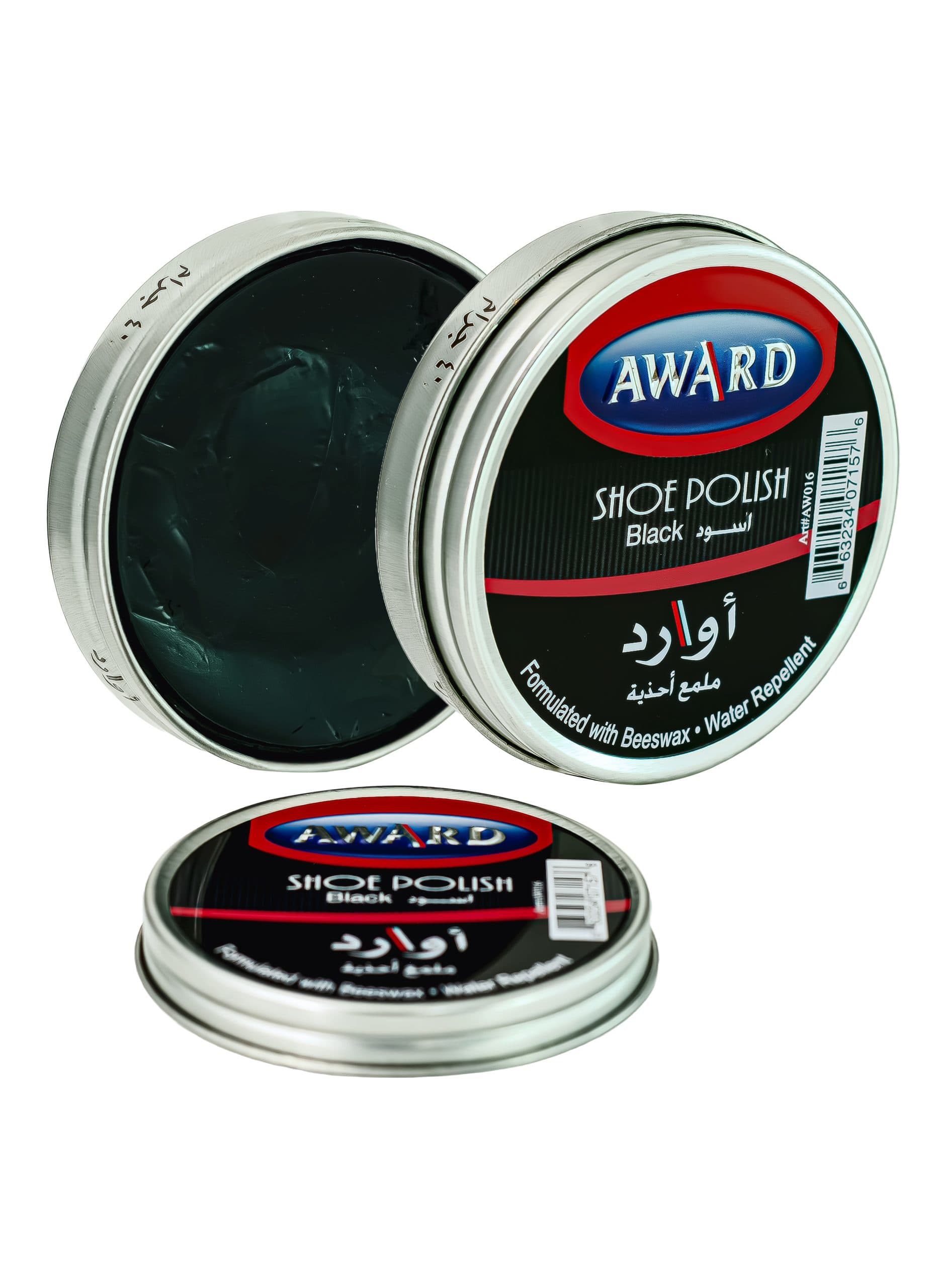 award-shoe-polish-wax-tin-black-40-g