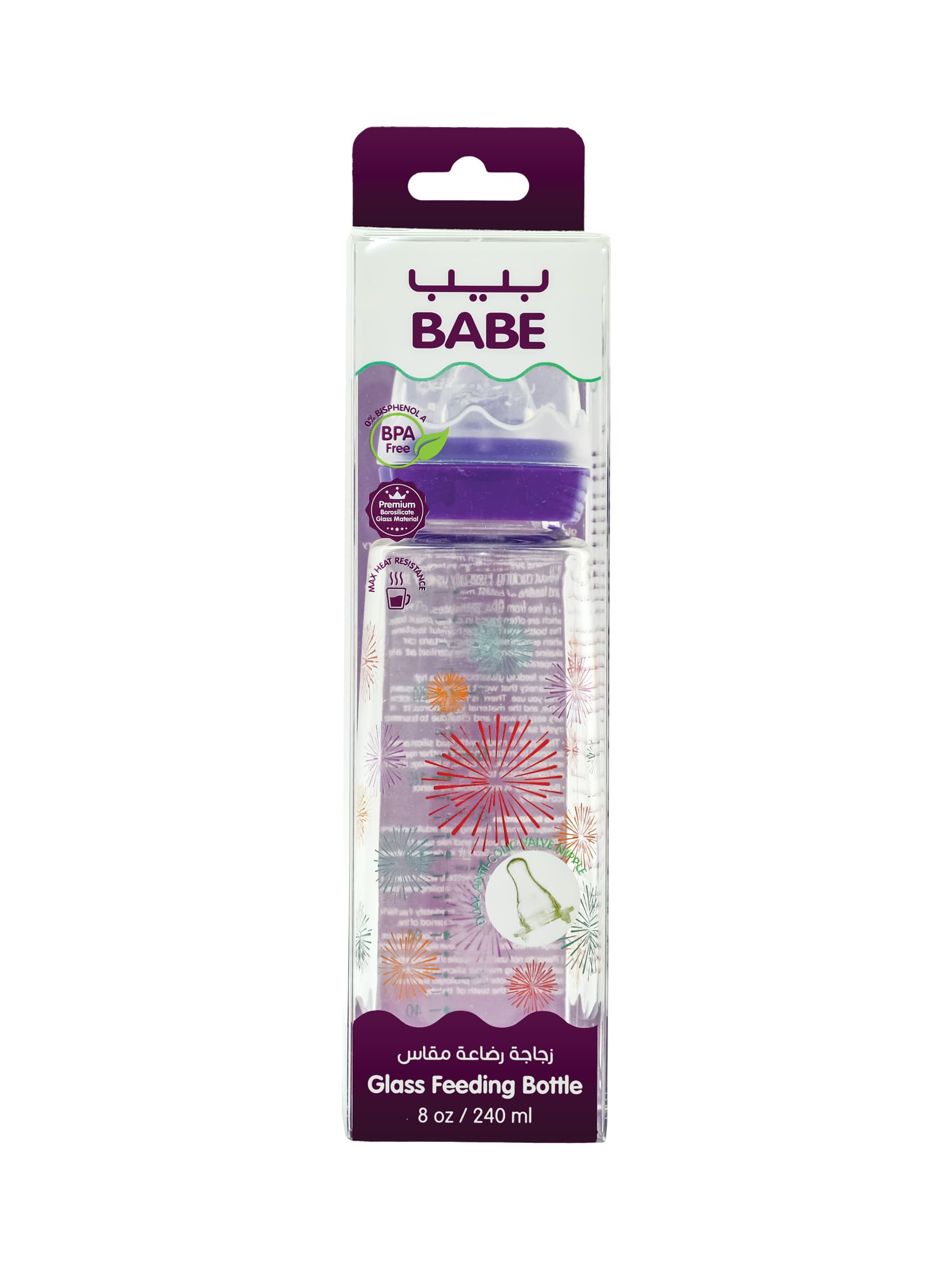 babe-heatresisting-glass-bottle-8oz240ml
