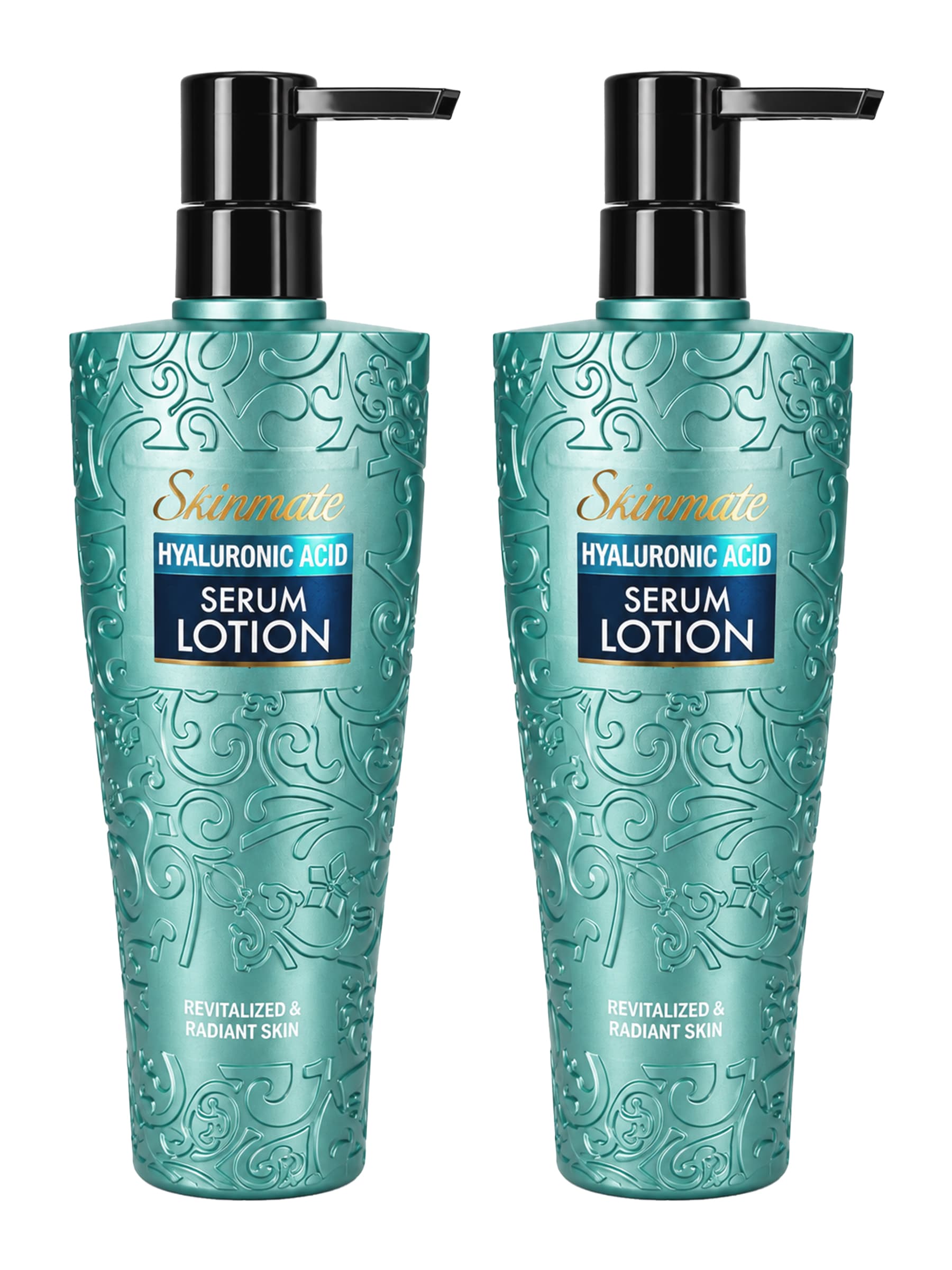skinmate-hyaluronic-acid-body-serum-lotion-400ml-hydrating-moisturizing-body-care-for-soft-smooth-and-glowinglooking-skin-pack-of-2