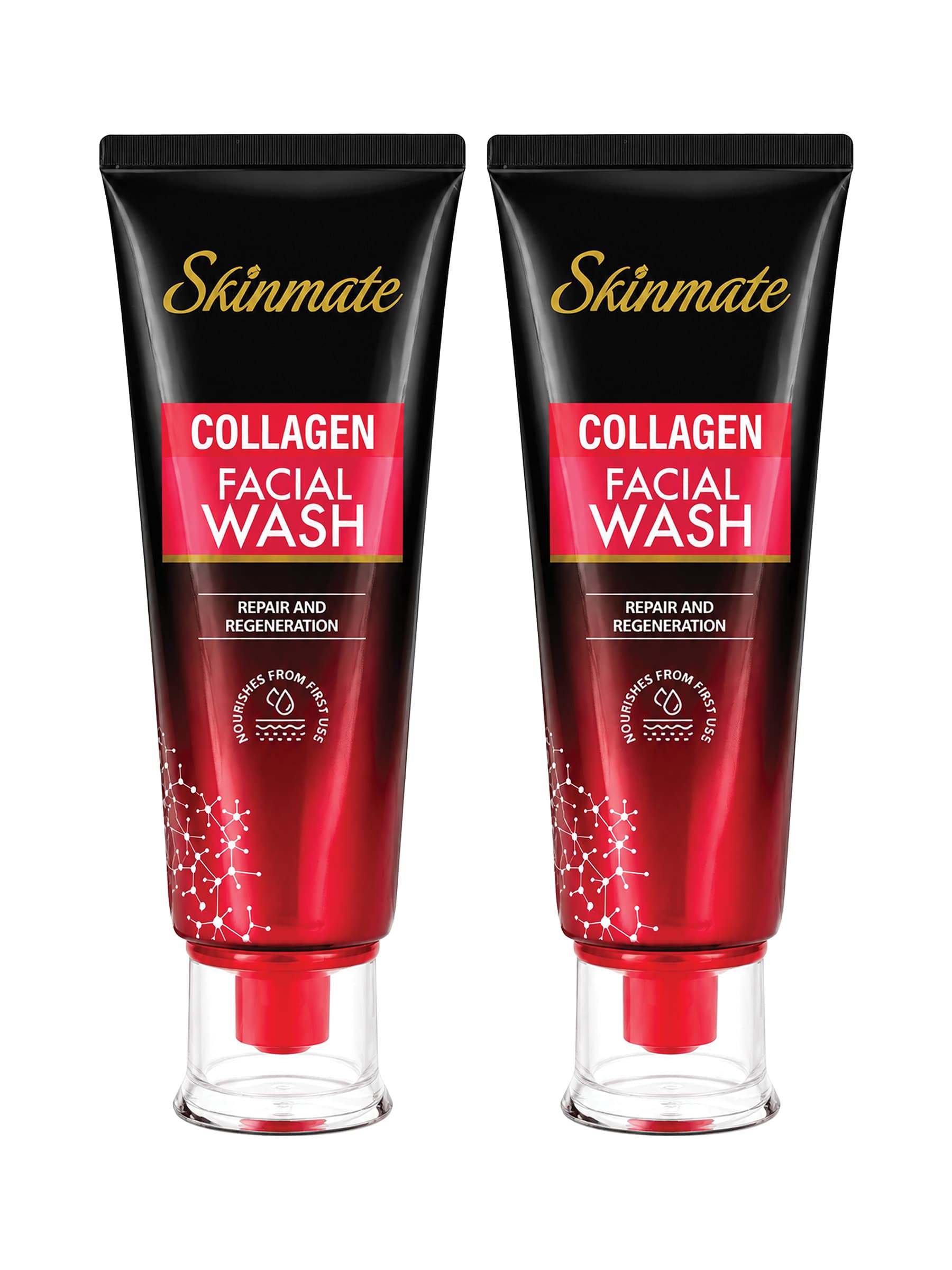 skinmate-collagen-face-wash-100ml-hydrating-daily-cleanser-for-repair-skin-regeneration-pack-of-2