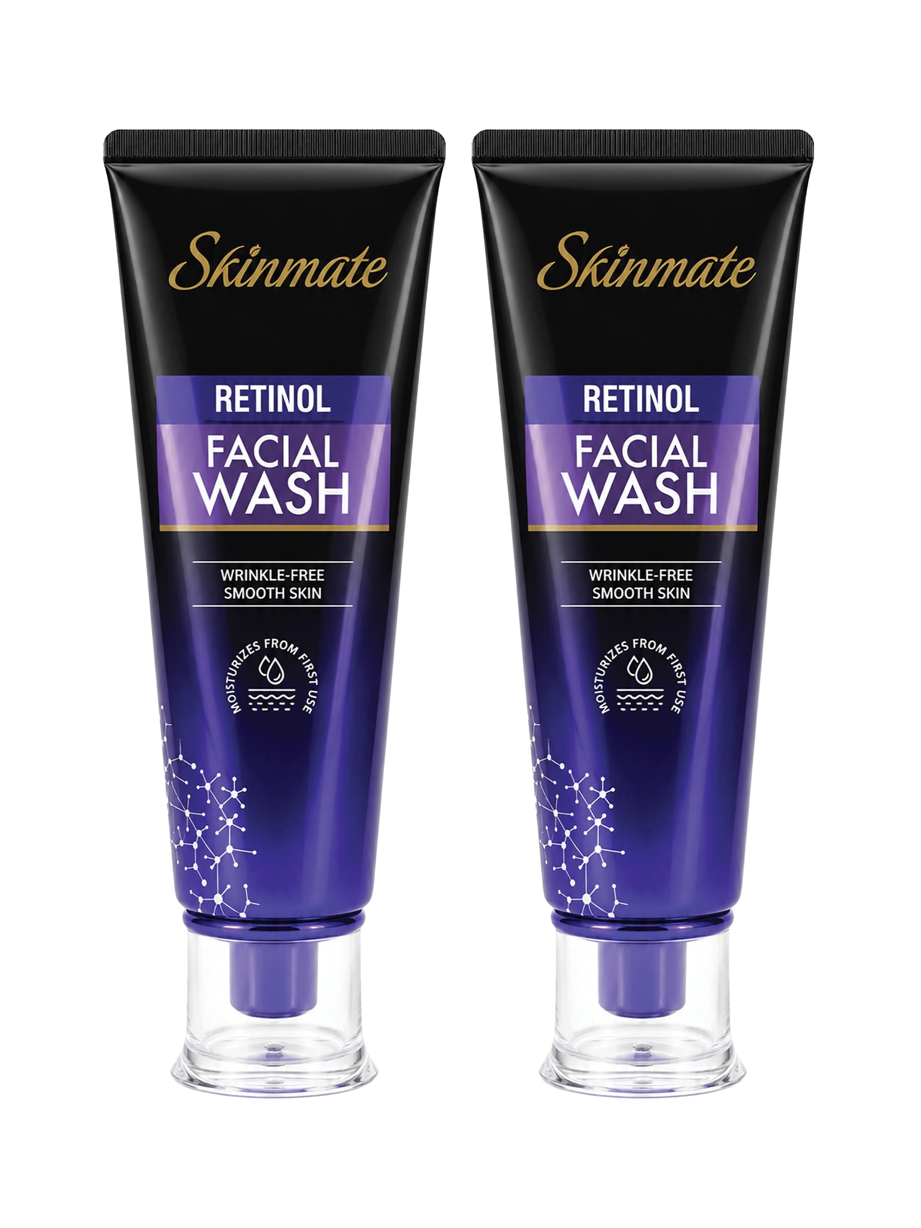 skinmate-retinal-face-wash-100ml-antiwrinkle-facial-cleanser-for-smooth-and-refreshedlooking-skin-pack-of-2